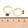Brass Micro Pave Cubic Zirconia Hoop Earrings EJEW-P346-04G-01-5