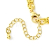 Rack Plating Brass Twisted Chain Bracelet Making KK-G501-03C-G-3