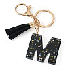 1Pc Resin Letter Keychains KEYC-TADJ0001-09M-2