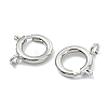 SHEGRACE Brass Spring Ring Clasps XGRPCN018-224P-1