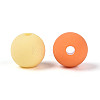 Frosted Opaque Acrylic Beads FACR-T008-04M-01-2