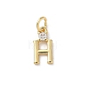 Brass Pave Clear Cubic Zirconia Charms KK-A273-01G-H-1