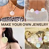 60Pcs 6 Colors Spray Painted Natural Capiz Shell Pendants BSHE-YW0001-18-5