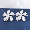 304 Stainless Steel Stud Earrings for Women EJEW-K306-20P-2