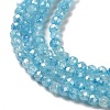 Cubic Zirconia Bead Strands ZIRC-C006-01A-10-4