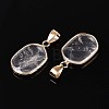 Natural Quartz Crystal Pendants G-N349-04I-G-2