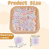 110Pcs Transparent Acrylic Beads OACR-PA0001-94-2