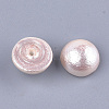 Compressed Cotton Pearl Beads WOVE-S121-03-1