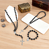 Natural & Synthetic Gemstone Pendant Necklaces & Bracelets & Hanging Ornaments Sets HJEW-UN00142-2