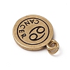 Brass Pendants LS-KK-I668-01AB-01-2