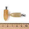 Natural Topaz Jade Pendants G-N349-16P-06-3