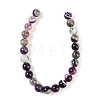 Natural Striped Agate/Banded Agate Beads Strands G-Z060-A01-B24-2