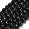 Natural Glaucophane Beads Strands G-L642-B03-8mm-2
