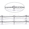 Tarnish Resistant 304 Stainless Steel Twisted Chains Curb Chain CHS-K008-11B-2