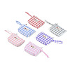 Plaid Pattern Cotton Cloth Clutch Bags AJEW-N003-20-1