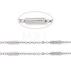Tarnish Resistant Handmade 304 Stainless Steel Cable Chains CHS-G003-11P-A-4