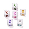 Opaque Acrylic Beads OACR-I022-01X-1