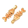304 Stainless Steel Enamel Pendants STAS-C150-01D-02-2