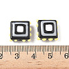 Baking Paint Glass Enamel Beads LAMP-S079-14B-4