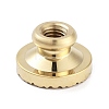 Texture Theme Round Brass Stamp Head AJEW-M036-01E-G-3