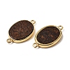 Natural Biotite Connector Charms G-A294-03B-G-2