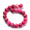 Dyed Natural Regalite/Imperial Jasper/Sea Sediment Jasper Beads Strands X-G-B124-C03-02-5
