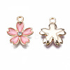 Alloy Enamel Pendants X-ENAM-S121-052D-3