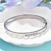 304 Stainless Steel Rhinestone Bangles for Women BJEW-Z092-17P-2