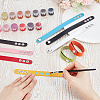 20Pcs 10 Colors 16MM Adjustable Imitation Leather Cord Bracelets BJEW-ME0001-21-3