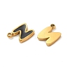 304 Stainless Steel Enamel Charms STAS-L022-292G-N-2