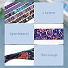 12 Yards 6 Patterns Ethnic Style Double-Sided Polyester Ribbon OCOR-FH0001-16-5