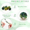   70Pcs 7 Colors Pave Disco Ball Beads RB-PH0001-34-4