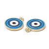 Alloy Enamel Pendants ENAM-C008-06KCG-3