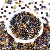 Picasso Baking Paint Glass Seed Beads SEED-N007-38A-01-2