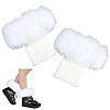 Acrylic Fiber Woolen Yarn Socks Leg Cover AJEW-WH20018-149D-1