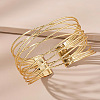 Alloy Arm Cuff Bangles WGDA7E7-02-1