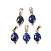 Natural Lapis Lazuli Faceted Pendans X-KK-L218-004G-08-1