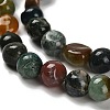 Natural Indian Agate Beads Strands G-P497-01E-89-4