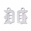 Tarnish Resistant 201 Stainless Steel Pendants STAS-N091-40D-2