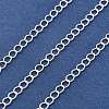 Brass Curb Chains KK-P304-02B-S-1