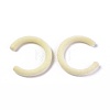 Flocky Acrylic Beads OACR-L010-B-09-2
