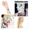 6 Sheets 3 Style Body Art Tattoos Stickers DIY-CP0007-38-7