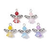 Natural Dyed Malaysia Jade Pendants PALLOY-JF02661-01-1