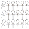 20Pcs 925 Sterling Silver Cup Pearl Peg Bails Pin Pendants STER-BBC0007-64S-01-1