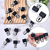 20Pcs 10 Styles Silicone Pendants SIL-SC0002-94-6