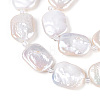 Natural Baroque Keshi Pearl Beads Strands X-PEAR-D07-03-4