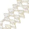 Electroplate Glass Beads Strands EGLA-B004-02A-FR01-1
