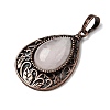 Natural Quartz Crystal Teardrop Pendants G-A297-05R-13-2