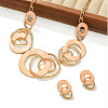 Alloy Enamel Pendant Necklaces & Stud Dangle Earrings Sets FS-WG52143-03-2