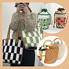   6Pcs 6 Style PU Leather Knitting Crochet Bags Nail Bottom Shaper Pad DIY-PH0009-51-6